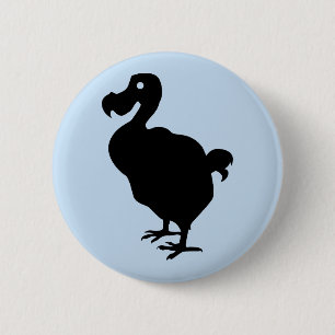 Dodo Silhouette 2 Inch Round Button