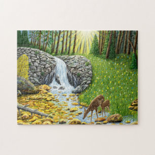 Doe and Fawn 252 PC Puzzle