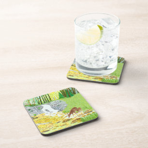 Doe and Fawn Coaster