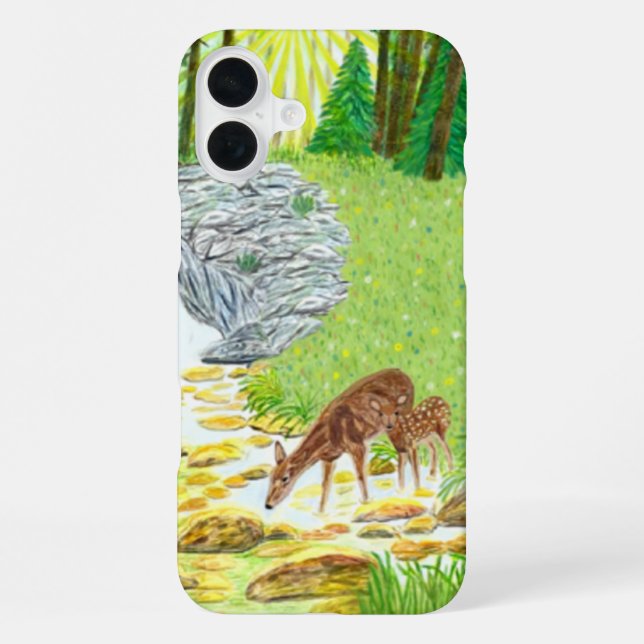 Doe and Fawn iPhone Case (Back)