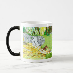 Doe and Fawn Morphing Mug