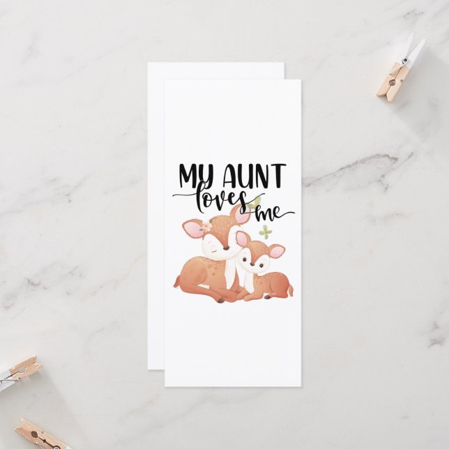 Doe and Fawn My Aunt Loves Me (Front/Back In Situ)