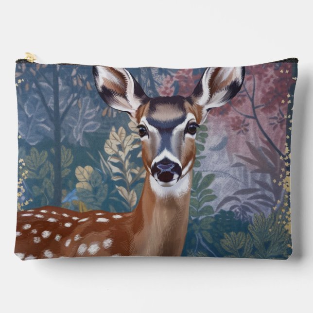 Doe Deer Accessory Cosmetics Storage Bag (Front)