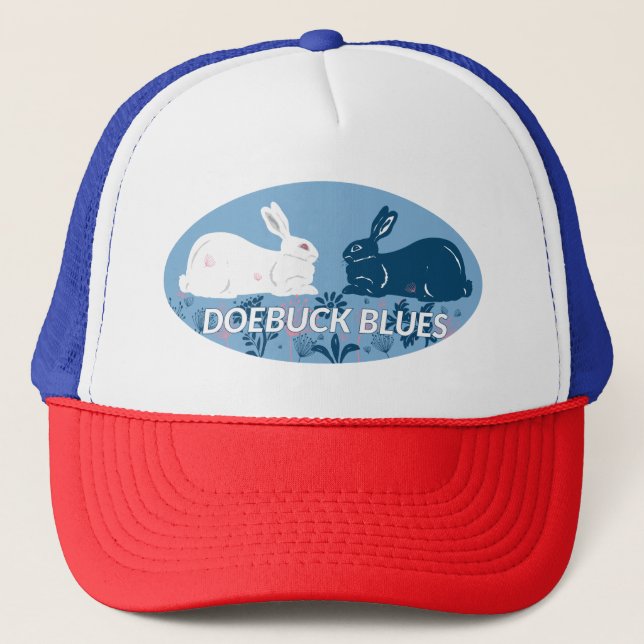 Doebuck Blues Trucker Hat (Front)