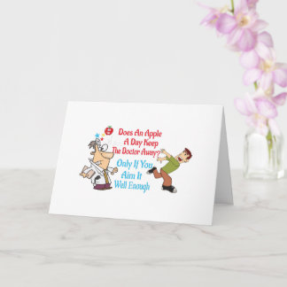 Does An Apple A Day Keep the Doctor Away? Card