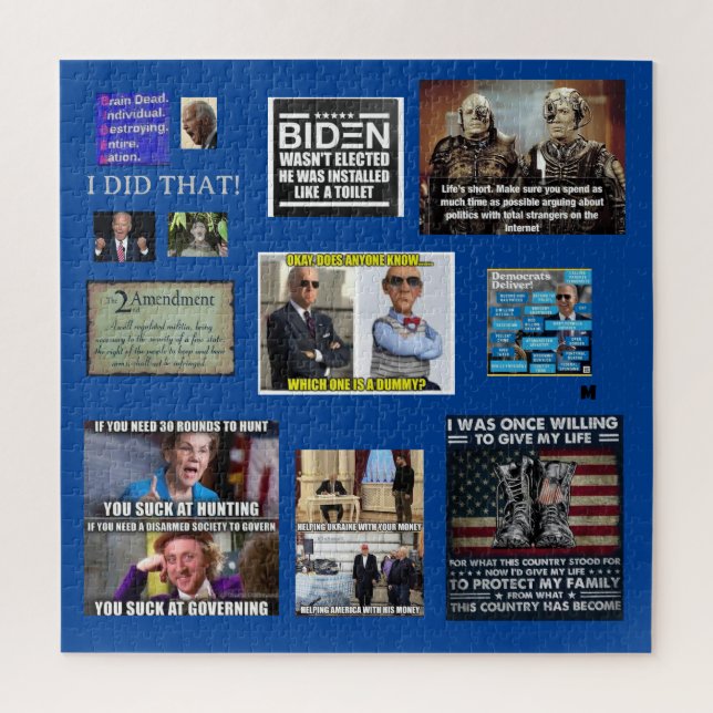 DOES ANYONE KNOW WHO'S THE DUMMY? JIGSAW PUZZLE (Vertical)