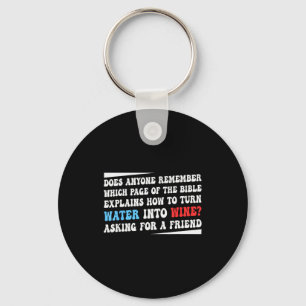 Does Anyone Remember Which Page Of The Bible Expla Keychain