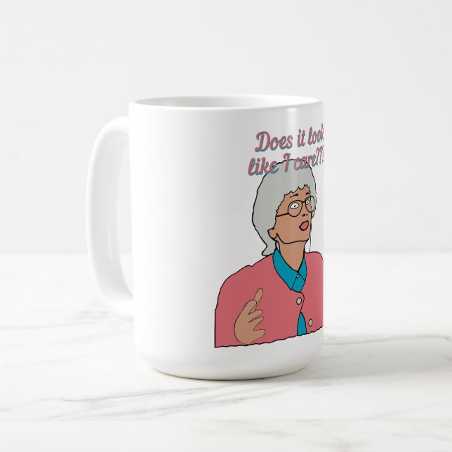 Does it look like I care? Coffee Mug (Front Left)