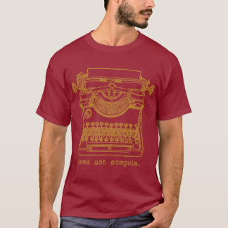 Does Not Compute (Mustard) T-Shirt