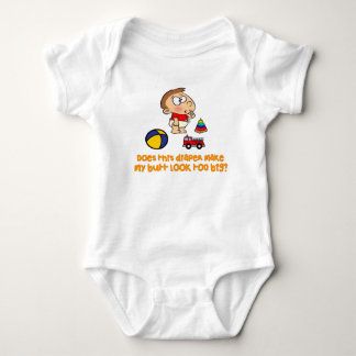 Does This Diaper Make My Butt Look Too Big Baby Bodysuit