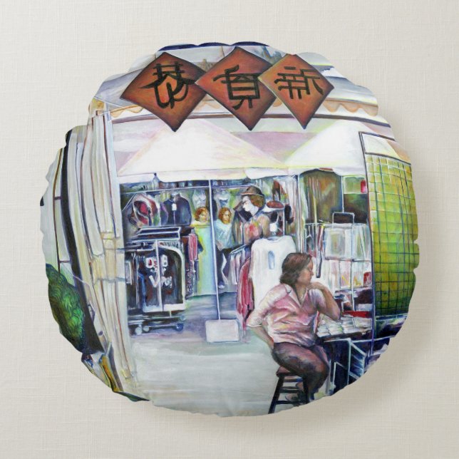 Does This Dragon come with Training Wheels? Round Pillow (Front)