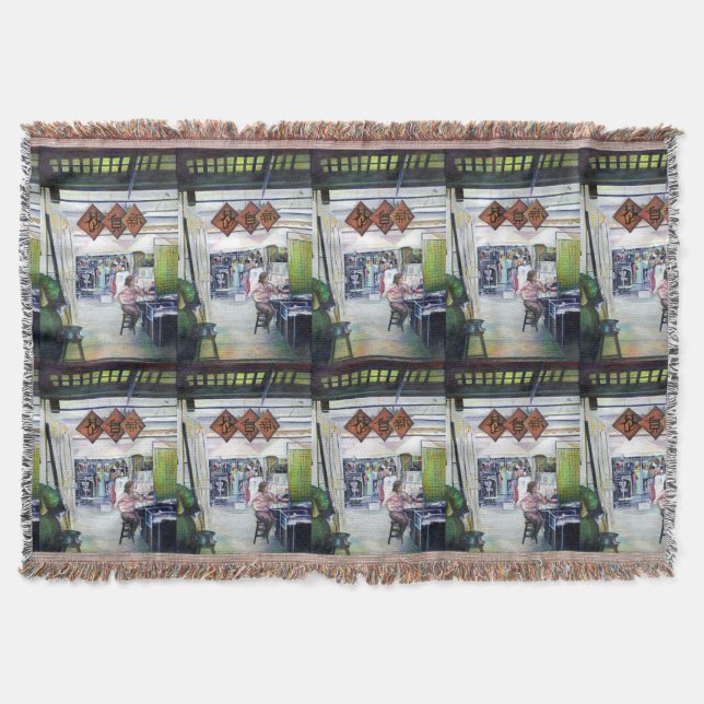 Does This Dragon come with Training Wheels? Throw Blanket (Front)