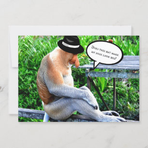 Does this hat make my nose look big? card