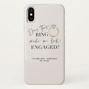 DOES THIS RING Make Me Look Engaged Calligraphy Case-Mate iPhone Case