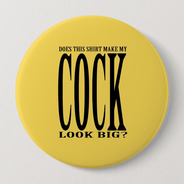 DOES THIS SHIRT MAKE 4 INCH ROUND BUTTON (Front)