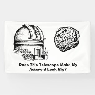 Does This Telescope Make My Asteroid Look Big? Banner