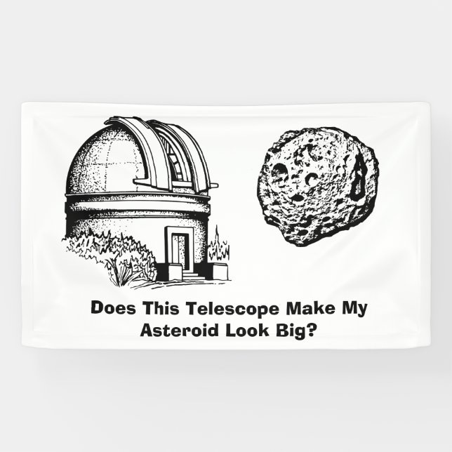 Does This Telescope Make My Asteroid Look Big? Banner (Horizontal)