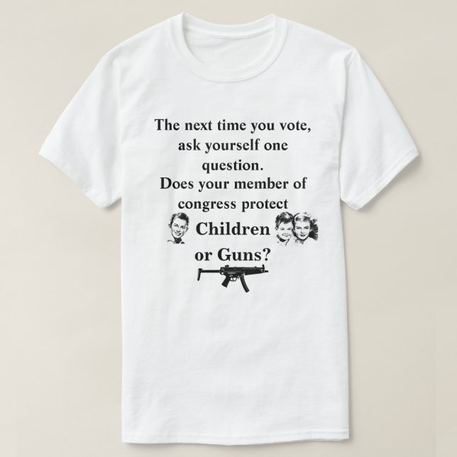 Does your member of congress protect Children or.. T-Shirt (Design Front)