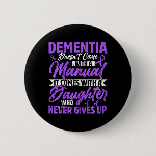 Doesn't Come With Manual Alzheimerheimer Awareness 2 Inch Round Button
