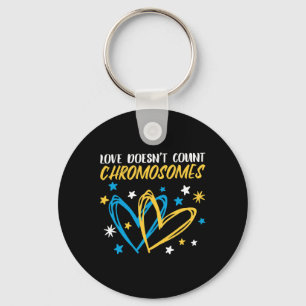 Doesn't Count Chromosomes Keychain