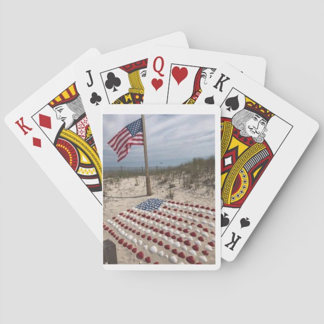 DOF - Seashell Flag Poker Cards (Back)