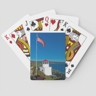 DOF - Small Lighthouse with Flag Poker Cards