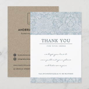 DOFT BLUE DAMASK MODÈLE ENTREPRISE LOGO D'ENTREPRI