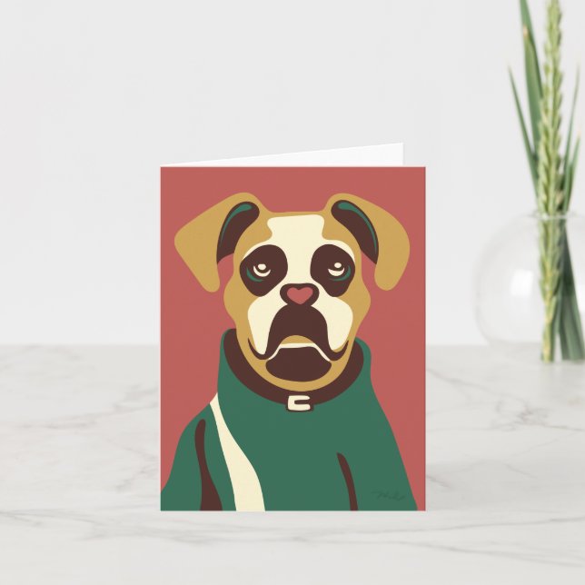 Dog #001 by Phillip Clark • PerfectlyHank.com Card (Front)