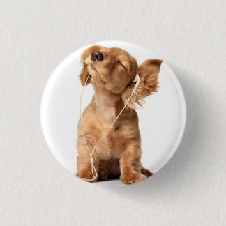 dog 1 inch round button