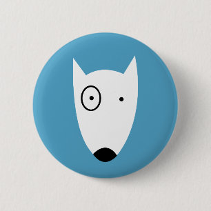 Dog 2 Inch Round Button