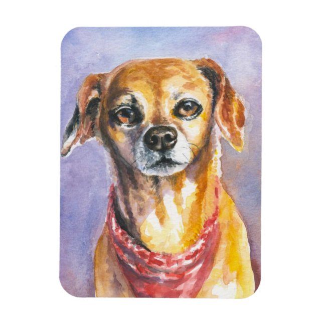 Dog 2 magnet (Vertical)