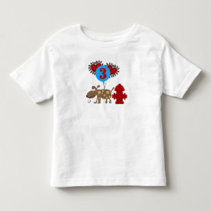 Dog 3rd Birthday Toddler T-shirt