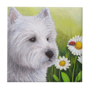 Dog 83 Westie Tile