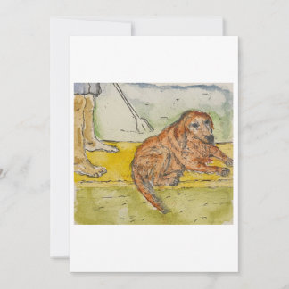 Dog a Paddleboard Greeting Card