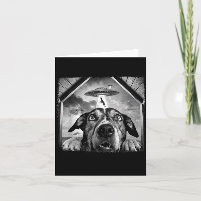 Dog Abducted Card (Front)