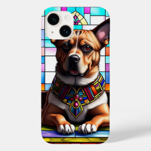 Dog Adorned in Colourful Collar Case-Mate iPhone 14 Case