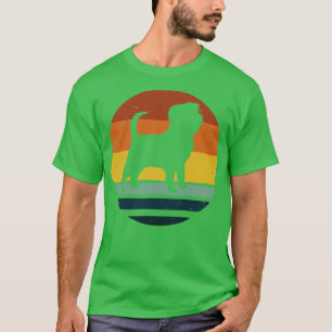 Dog Affenpinscher Retro Vintage706 paws T-Shirt