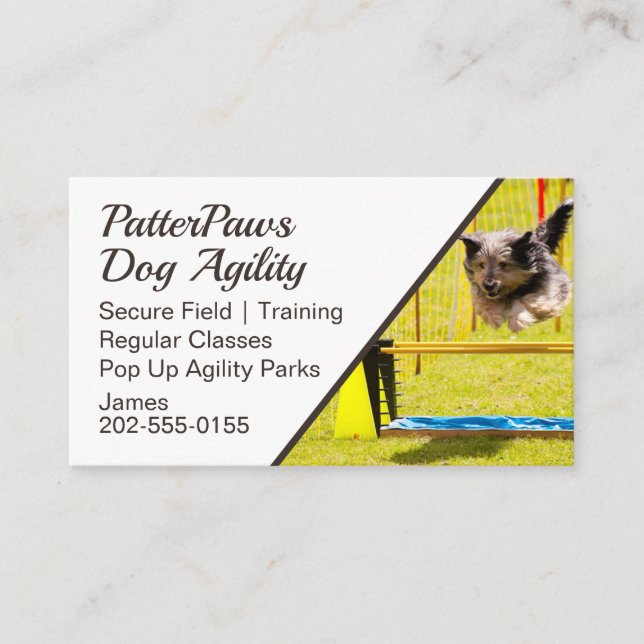 Dog Agility Business Card (Front)