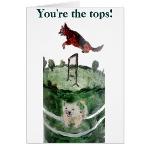 Dog Agility Painting