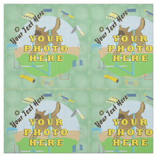 Dog Agility - Personalized Fabric