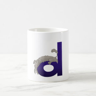 Dog Alphabet D Mug