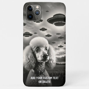 Dog And Astronaut Love UFO Theme Gift iPhone 11 Pro Max Case