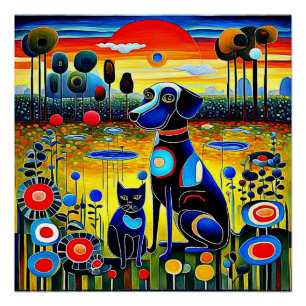 Dog and Cat 1 Poster