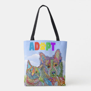  Dog and Cat Adoption Awareness Tote