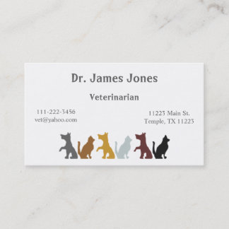 Dog and Cat Business Card