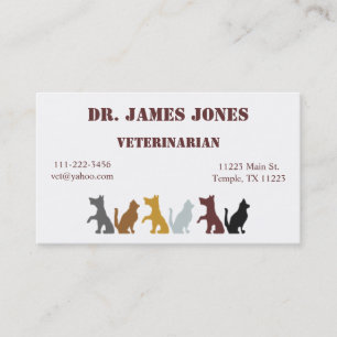 Dog and Cat Business Card