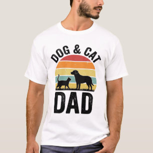 Dog and Cat Dad Vintage Pet Lover Shirt Design_1