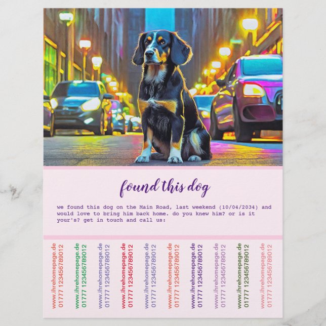 Dog and cat flyer (Front)