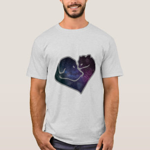 Dog and cat in the Space T-Shirt