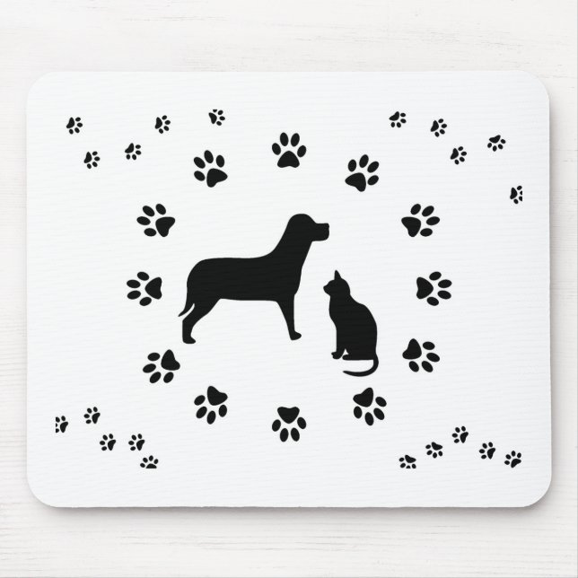 Dog and Cat Mousepad (Front)